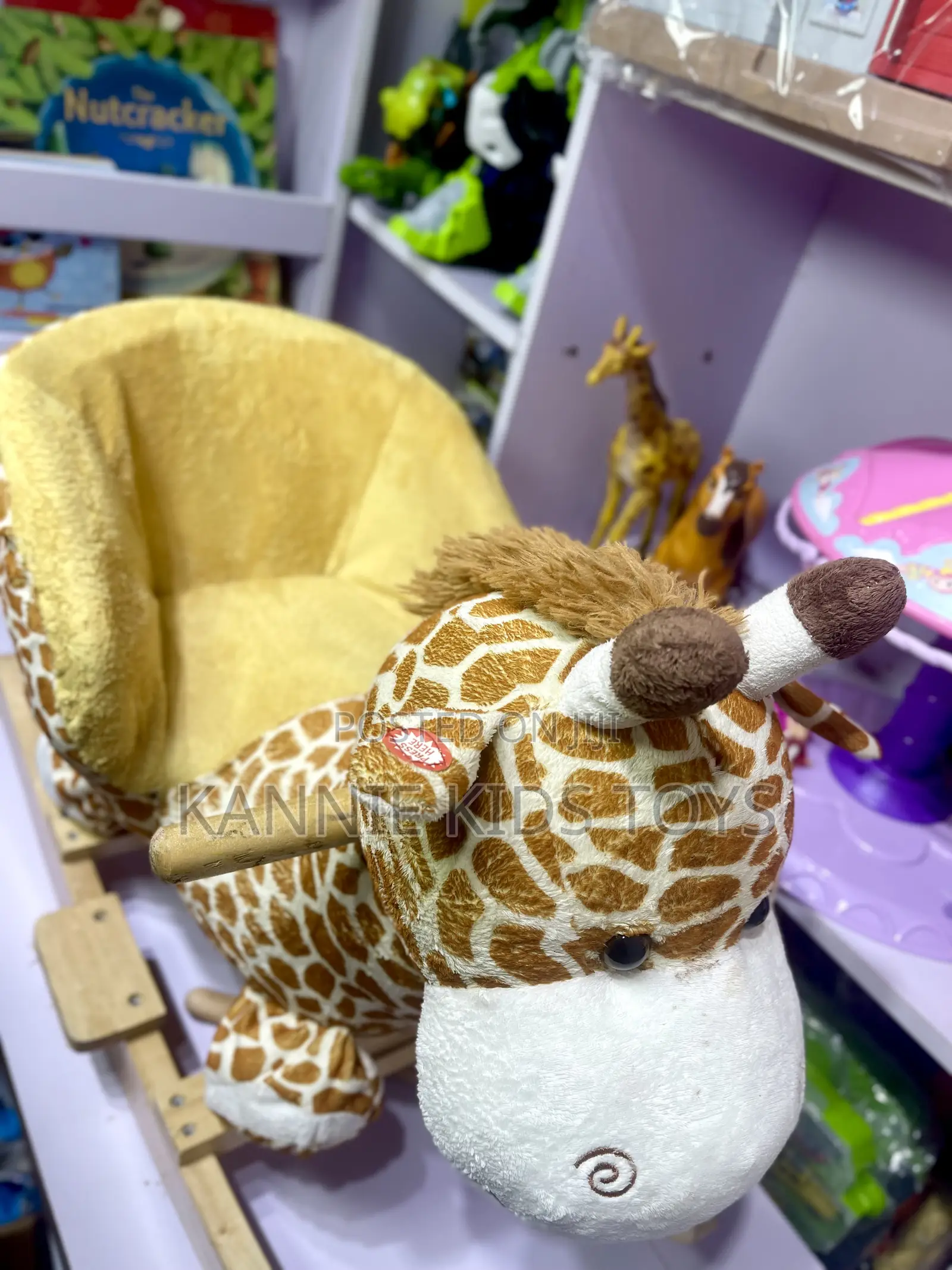 Toddler Giraffe Themed Ride on Rocking Chair
