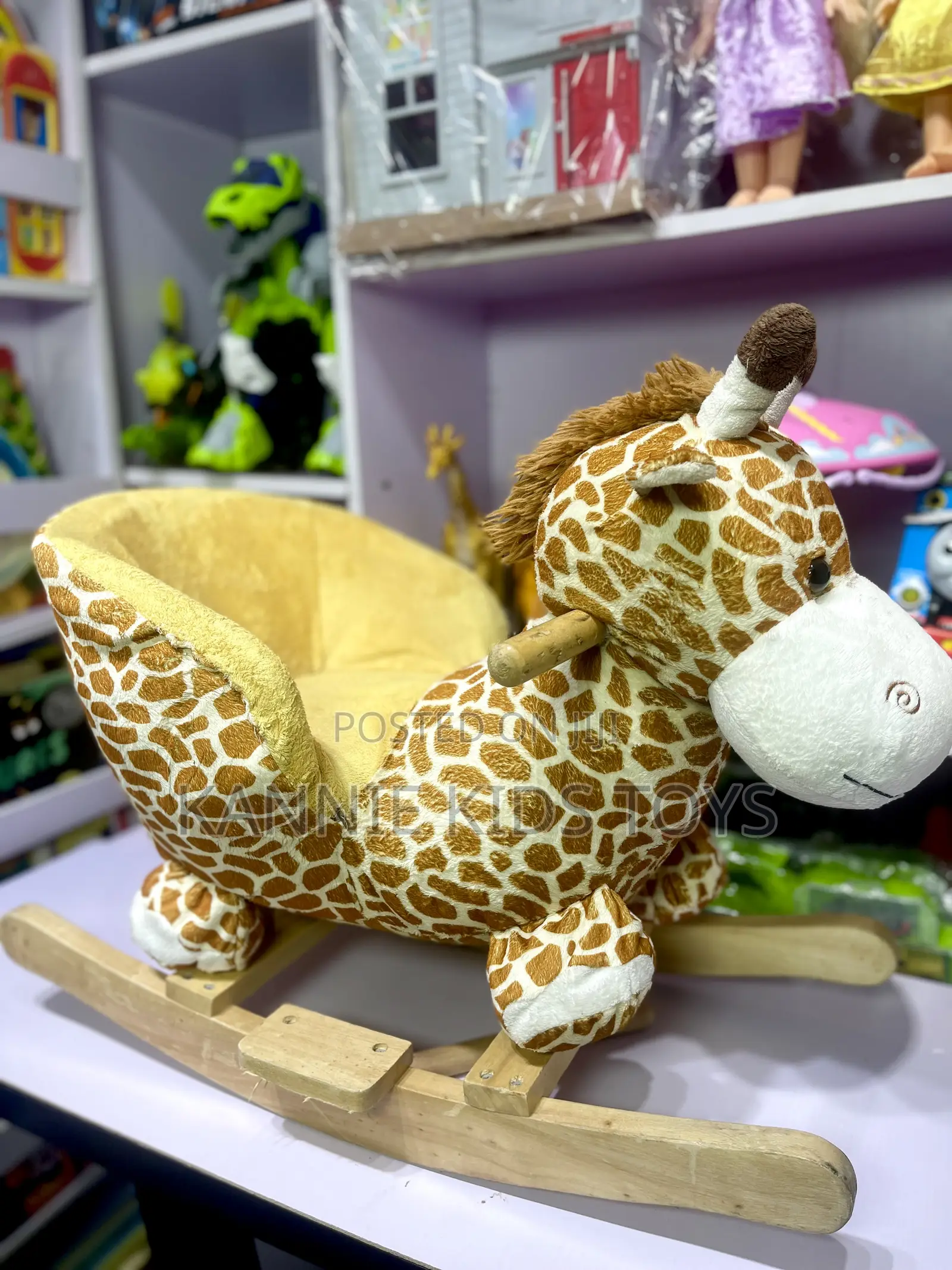 Toddler Giraffe Themed Ride on Rocking Chair