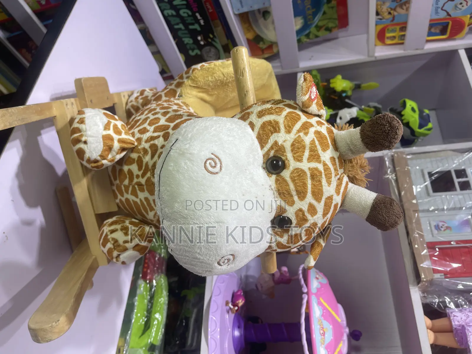 Toddler Giraffe Themed Ride on Rocking Chair
