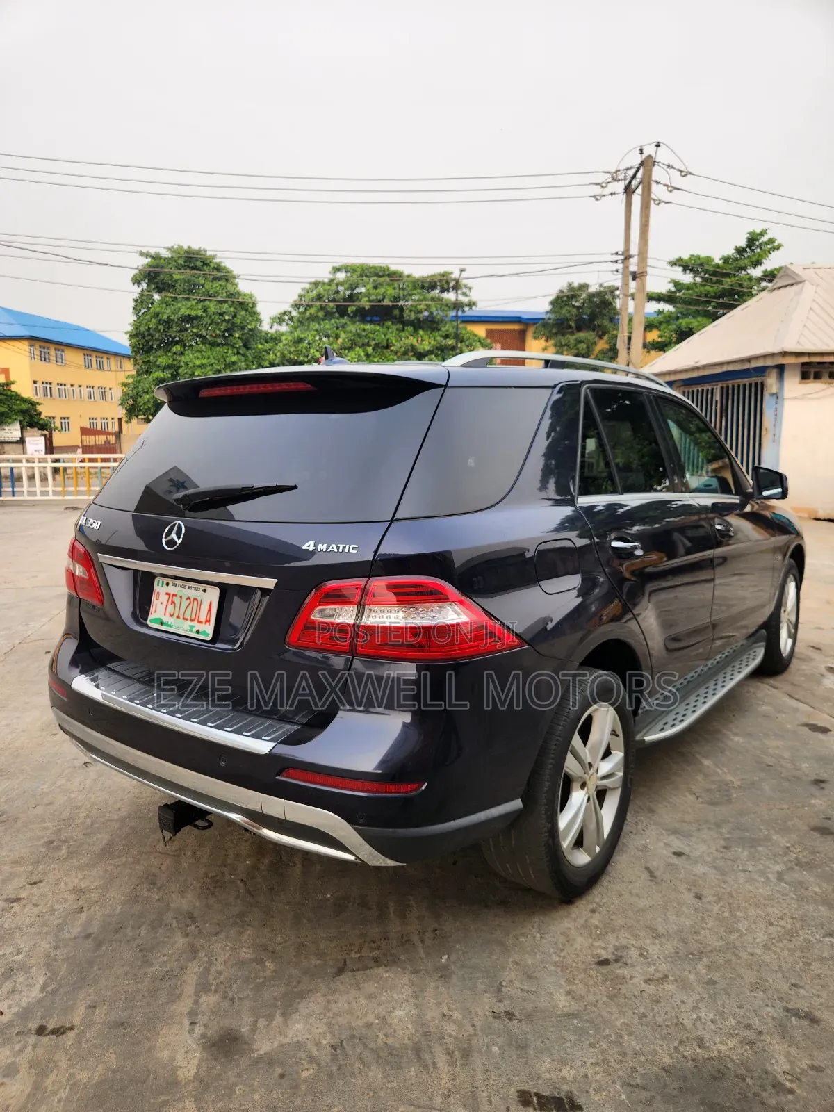 Mercedes-Benz M Class ML 350 4Matic 2012 Blue