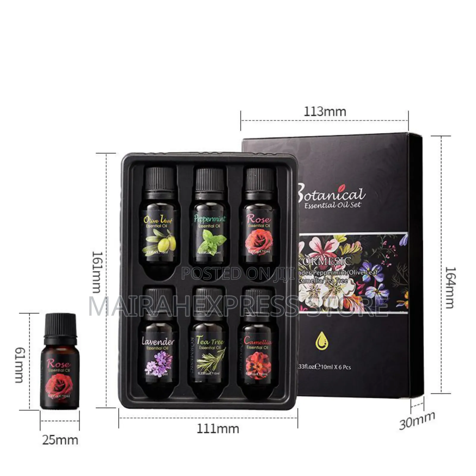 6pcs Botanica Essential Oil Set.