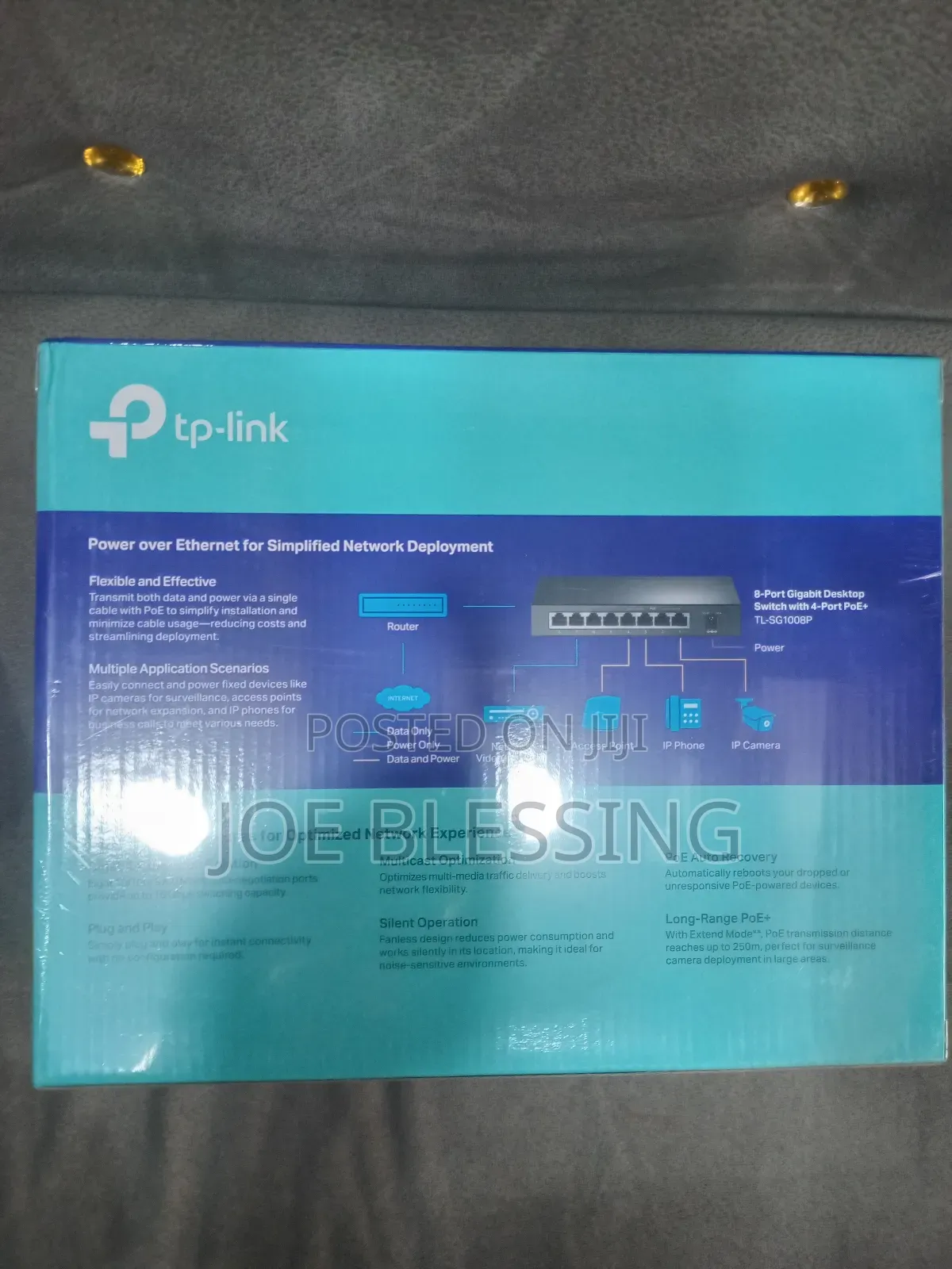Tp_link 8port Gigabit Desktop Poe Switch