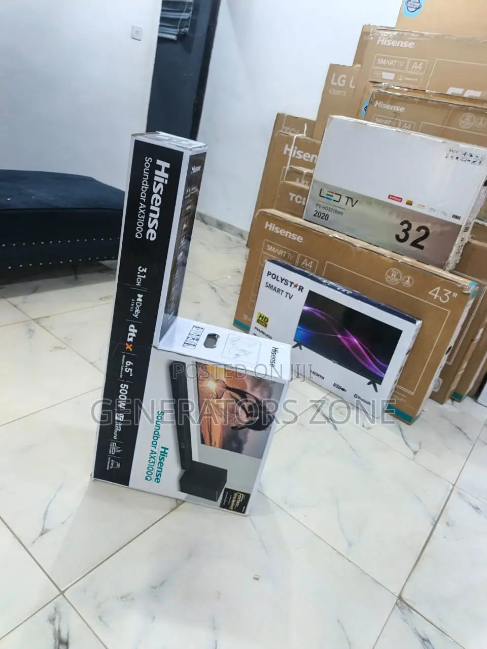 Hisense 500 Watt Audio Sound Bar Ax3100q