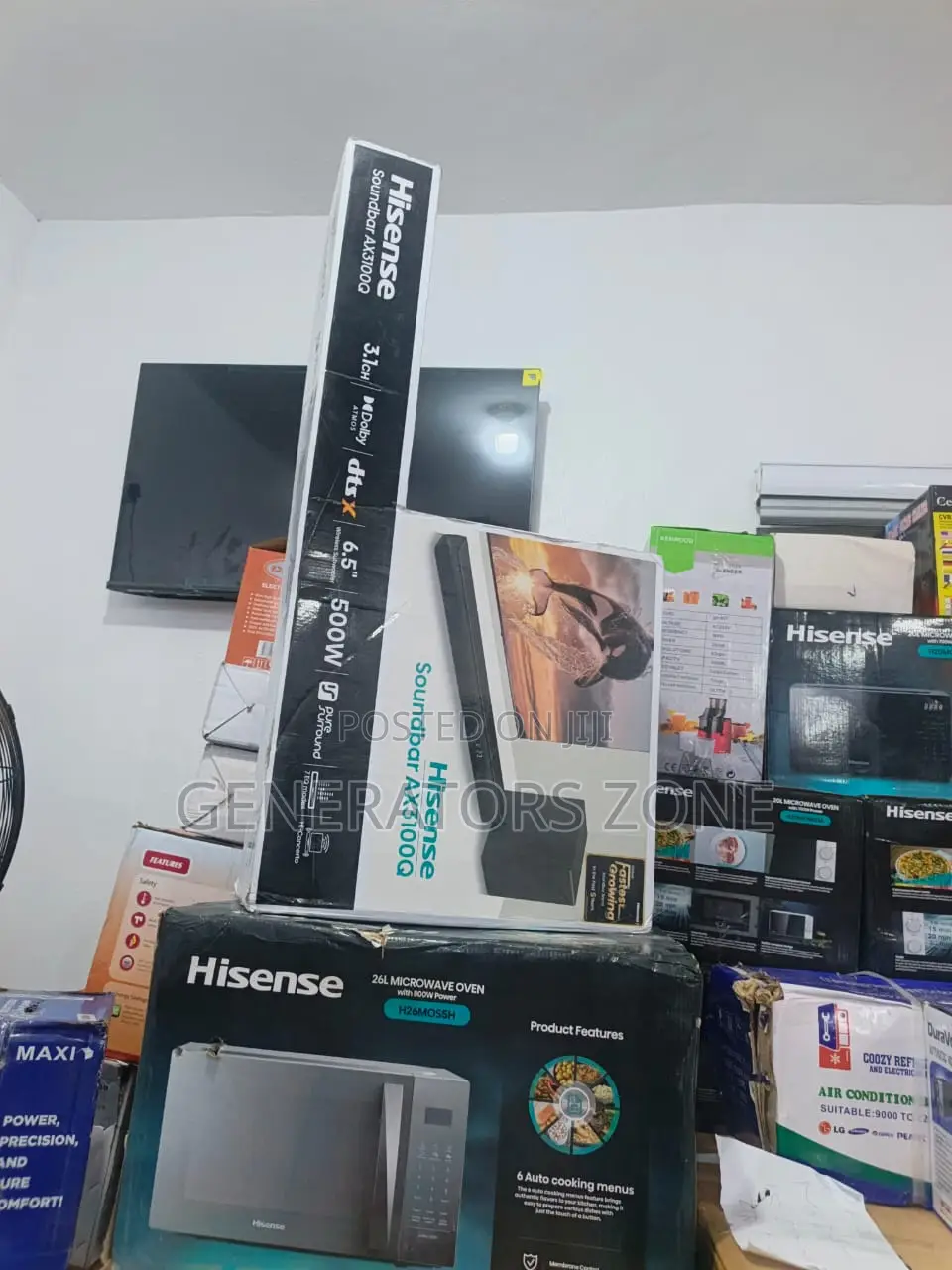 Hisense Ax3100q Media Sound Bar 500w