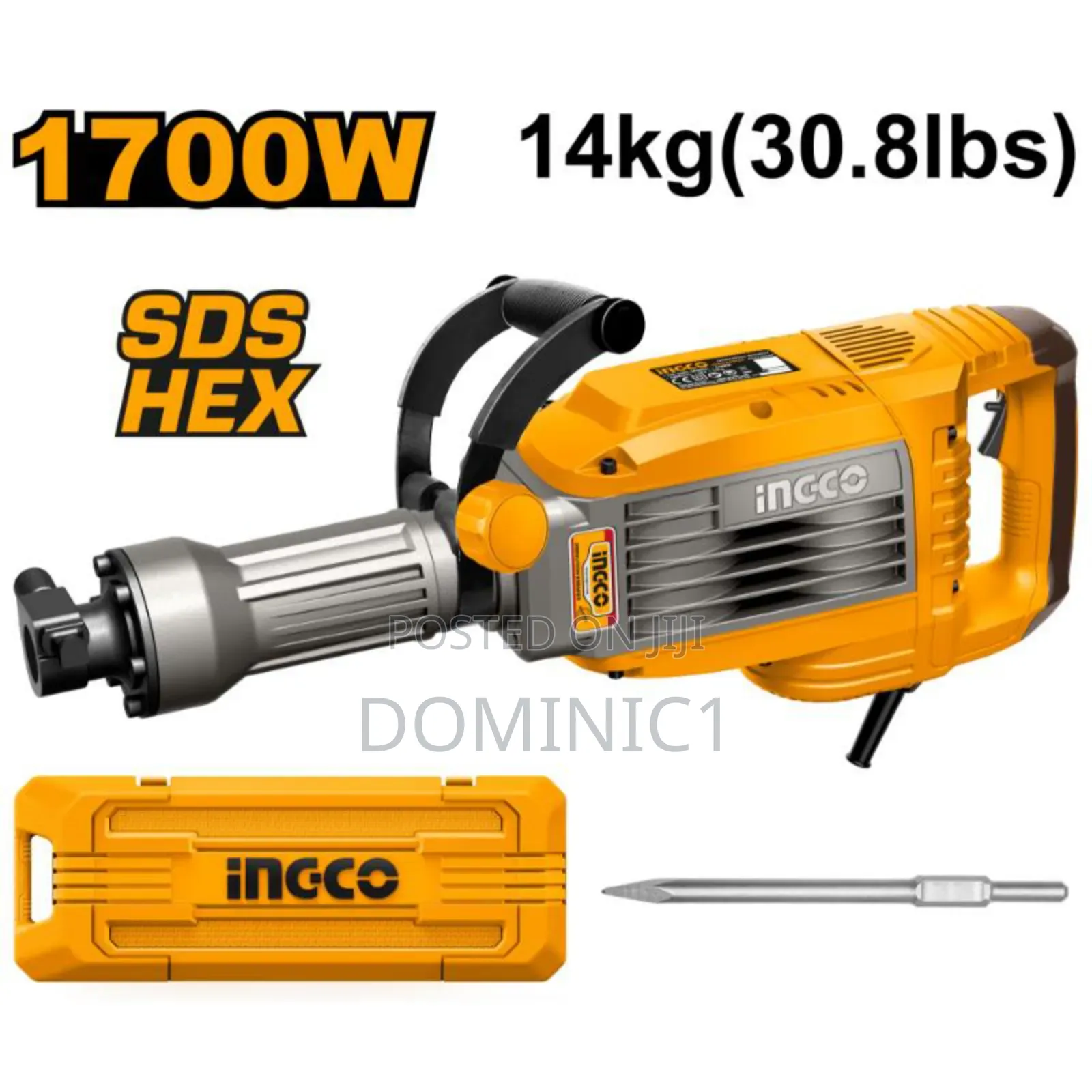 Ingco Jack Hammer 1700watt 14kg