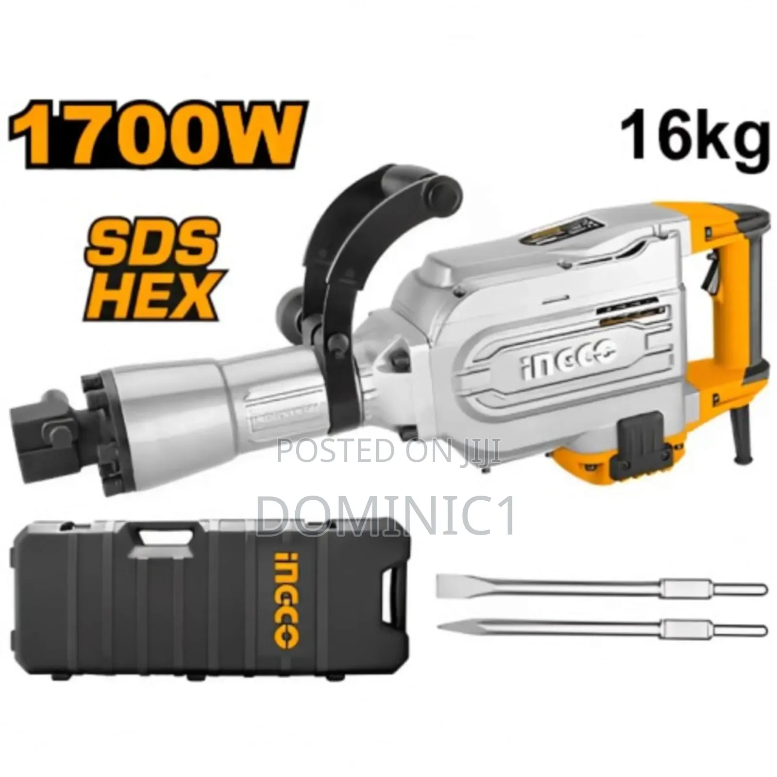 Ingco Jack Hammer 1700watt