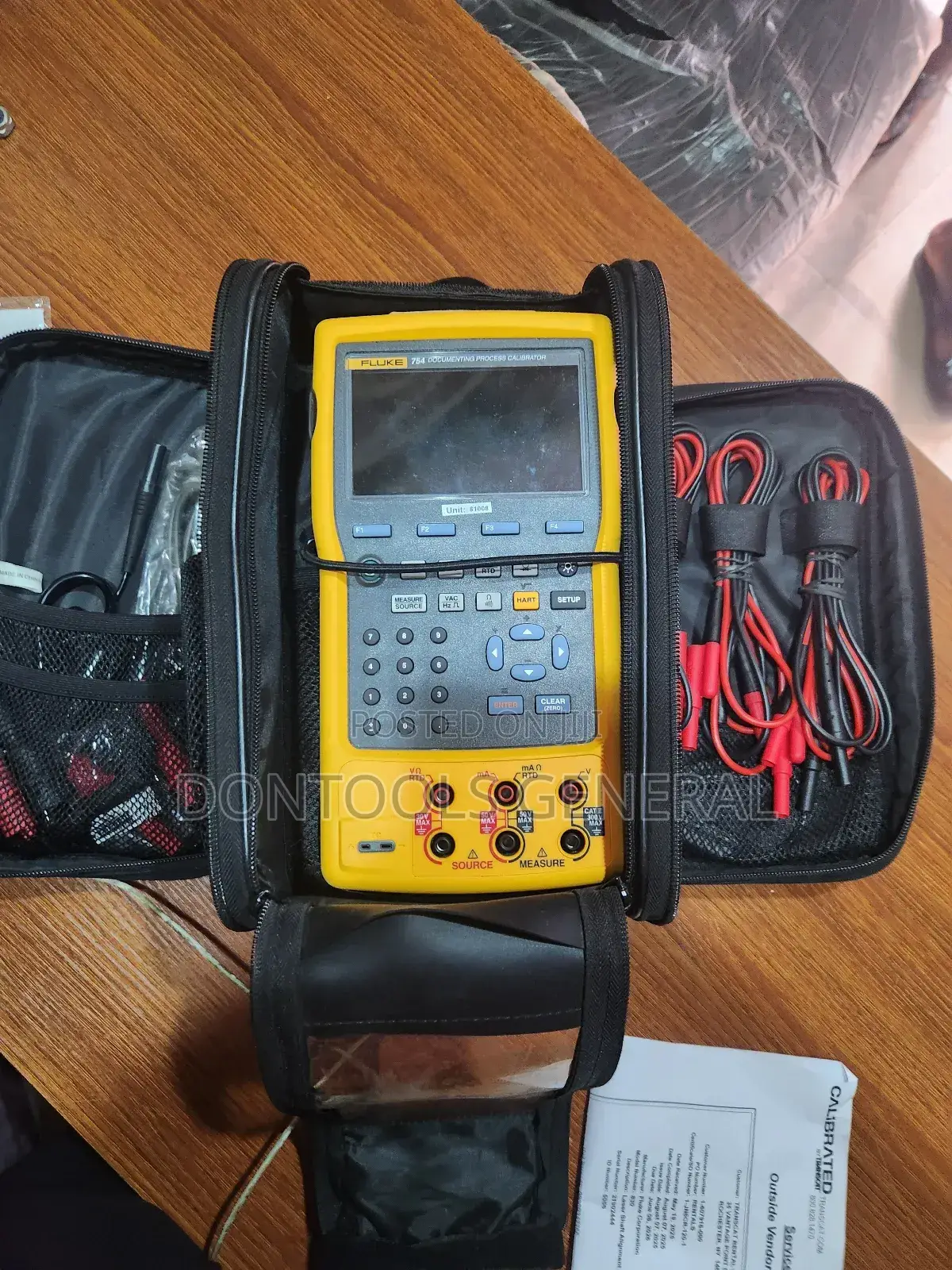 Fluke 754 Documenting Process Calibrator With Hart Communication