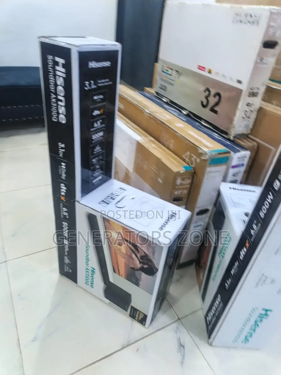 Hisense Ax3100q 500w Sound Bar With Deep Bass