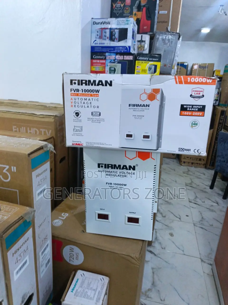 Firman FVR-10000w 10kva Wall Stabilizer Unit