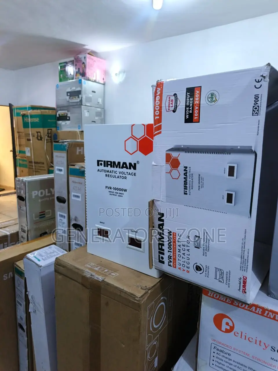 Firman Power Regulation Wall Stabilizer 10kva