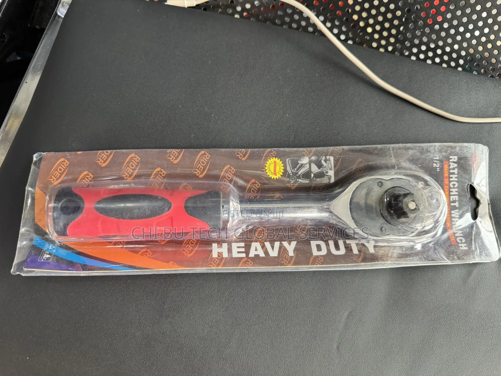 Raider 1/2" Drive Heavy-Duty Ratchet Wrench.