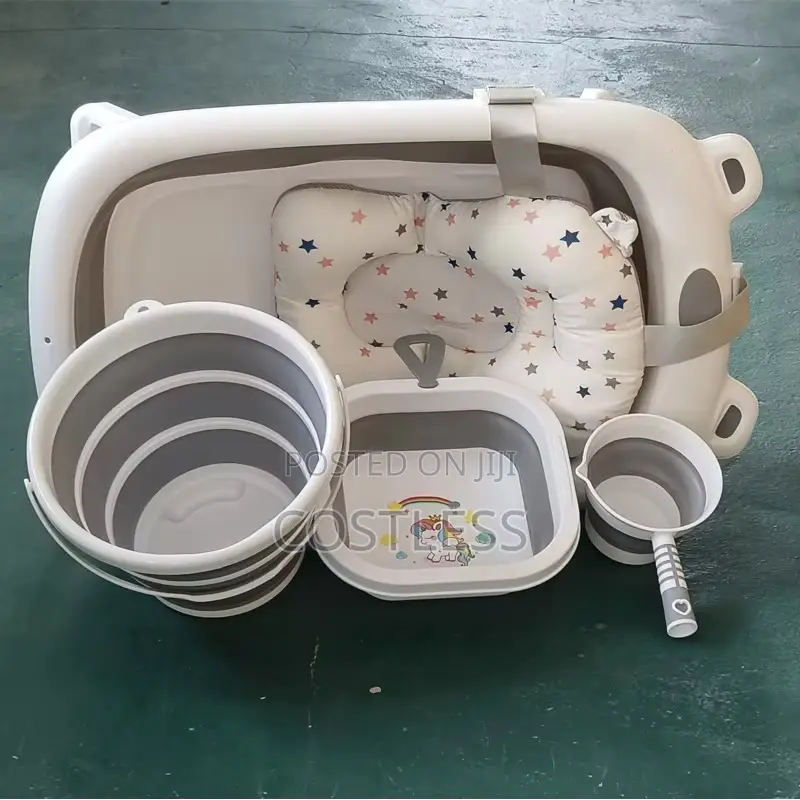 Foldable Baby Bathtub Set.