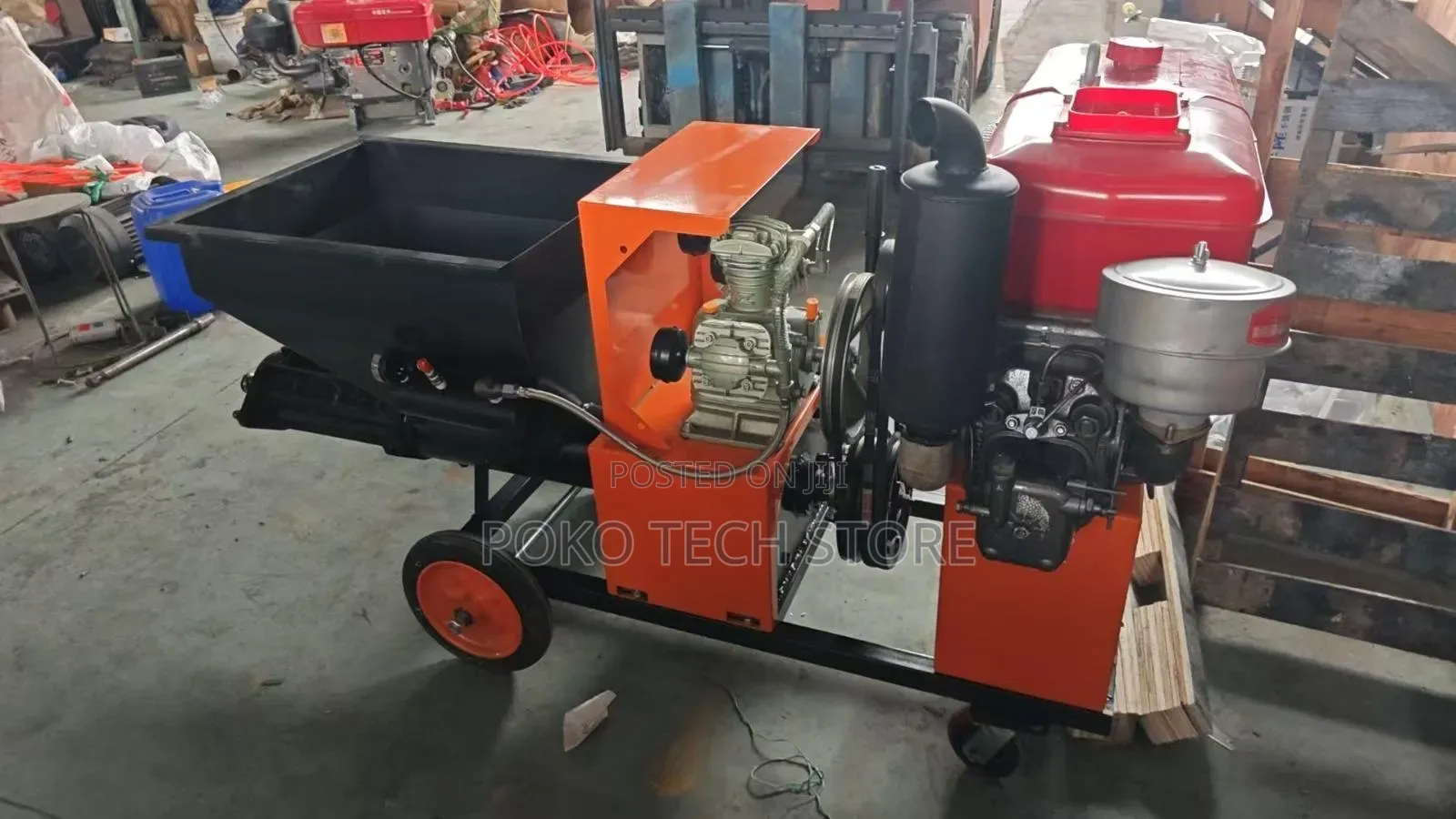 Portable Cement Mortar Spraying Machine