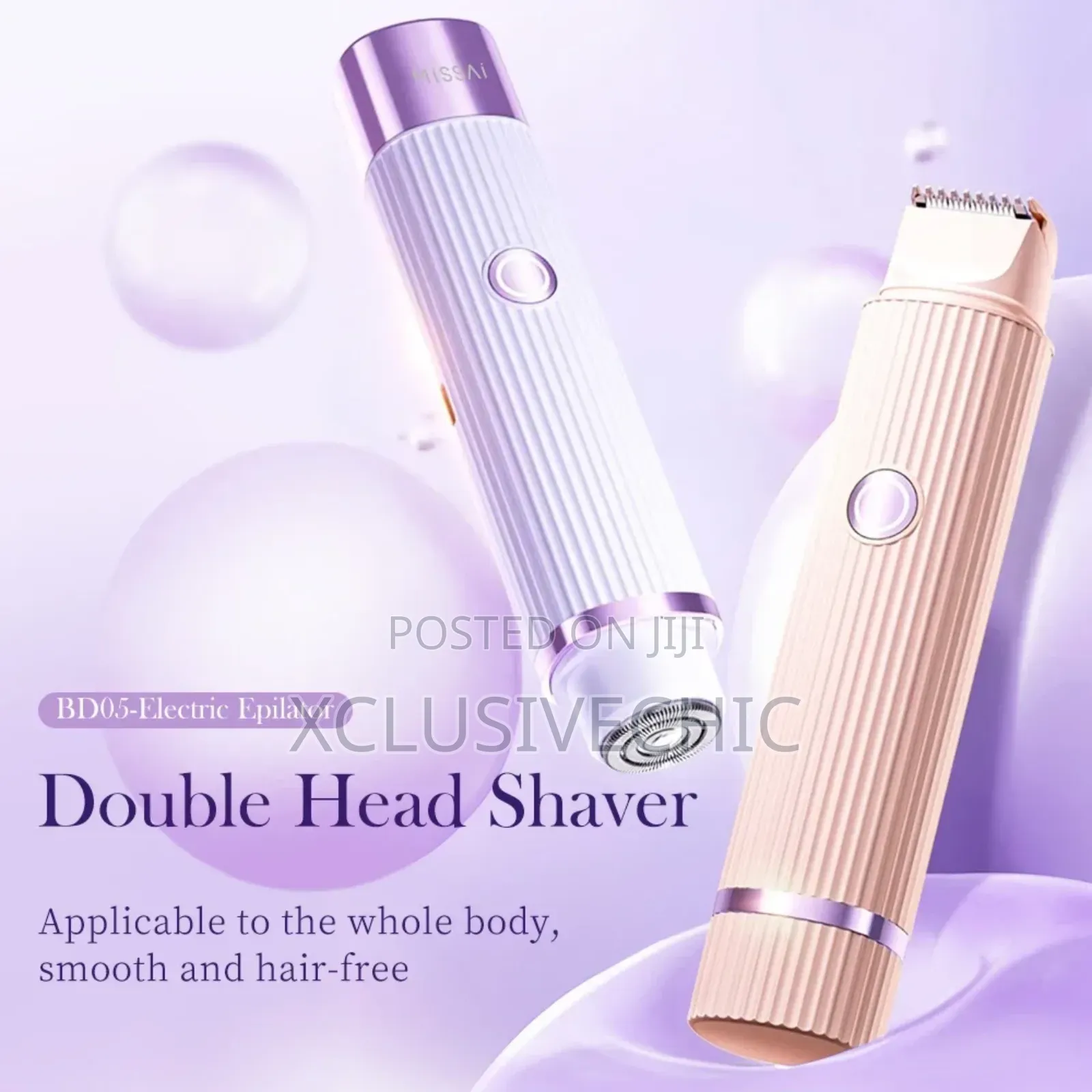 New 2 in 1 Electric Mini Shaver for Women