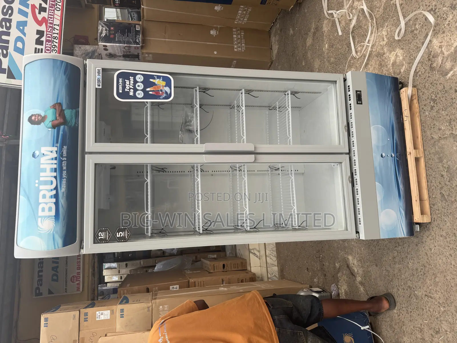 Bruhm Double Door Chiller 490l