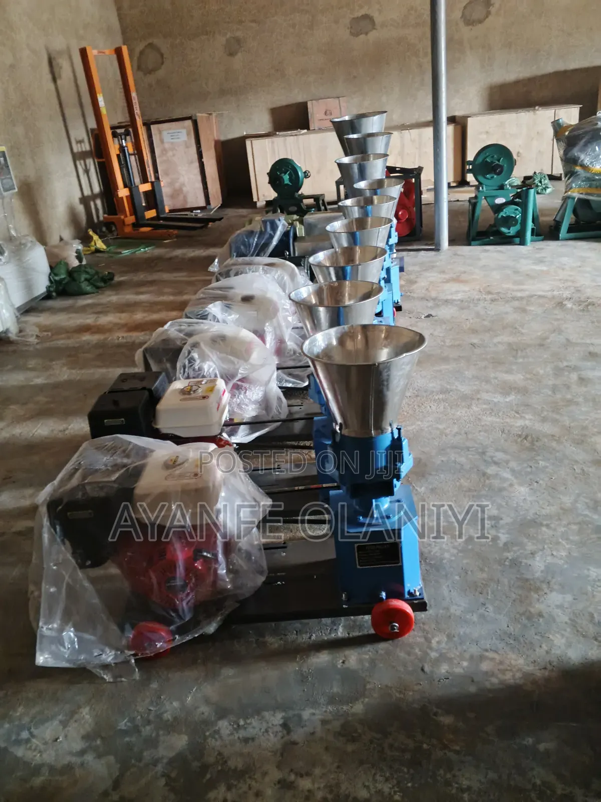 Pellet Machine With Petrol Engine