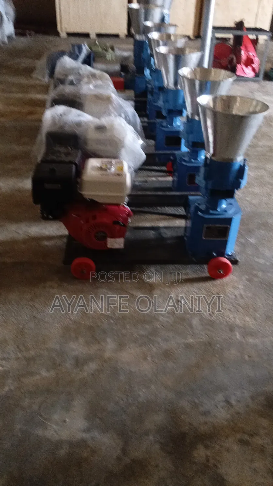 Pellet Machine With Petrol Engine