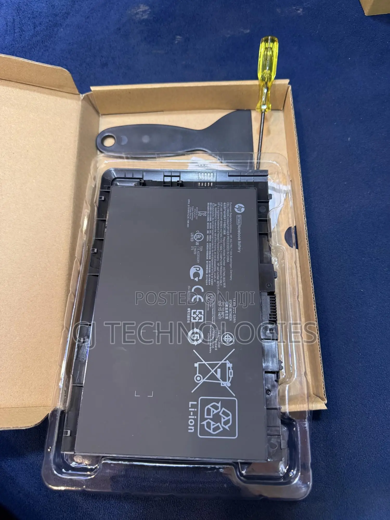Original Follow Come Hp Elitebook Folio 9470m 9480m Bt04. Battery