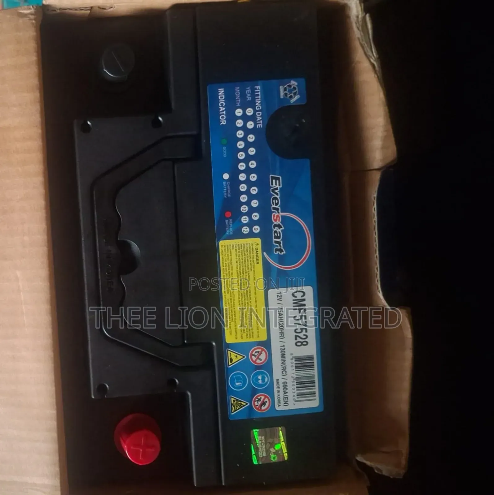 Everstart Sealed Calcium Mf Battery