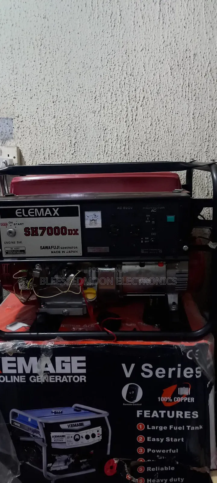 Elemax 7000 Super 100 Percent Cooper Coil 5 Years Warranty