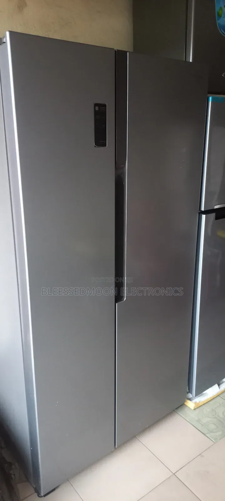 Hisense Smart Inverter Side by Side Fridge With Turbo Fast Cooling