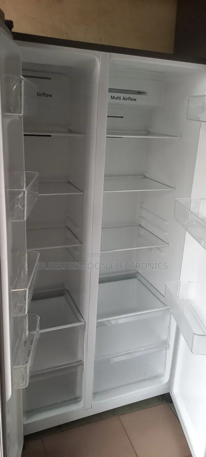 Hisense Smart Inverter Side by Side Fridge With Turbo Fast Cooling