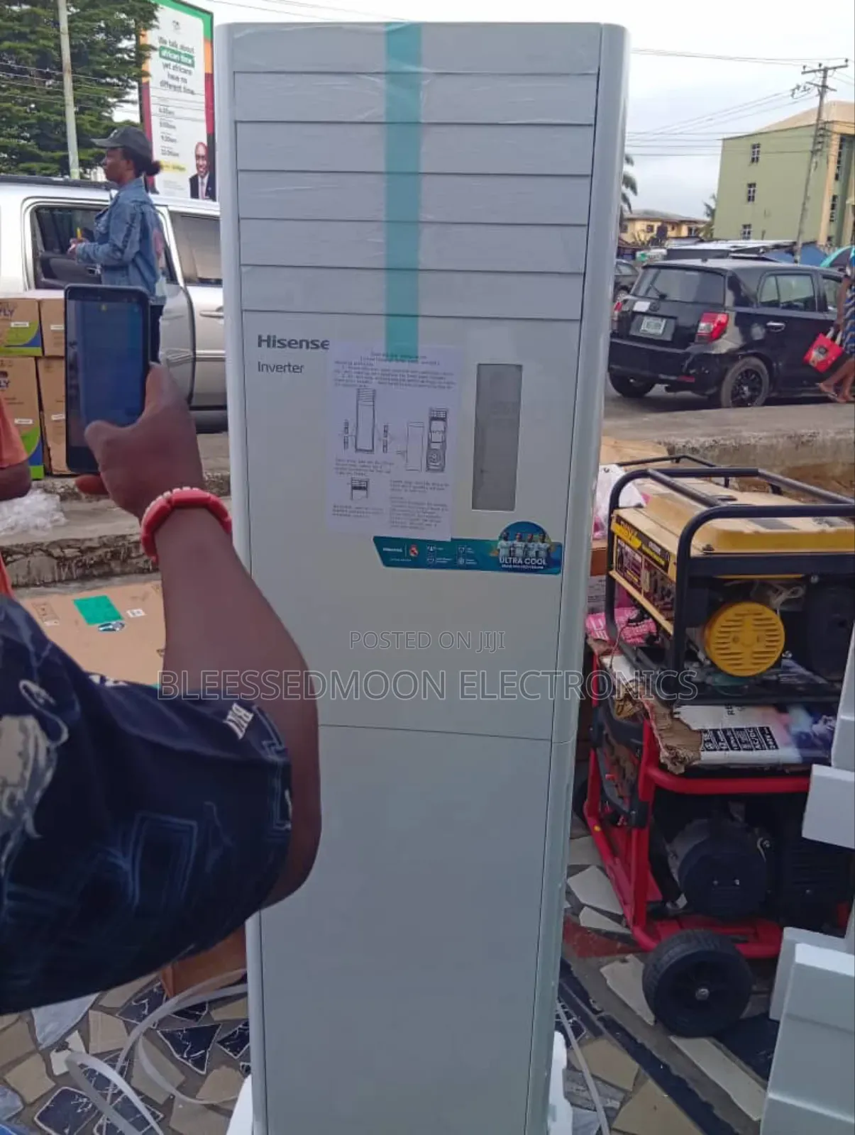Hisense Inverter Standing Unit Ac 2hp With Installation Kits and Wire