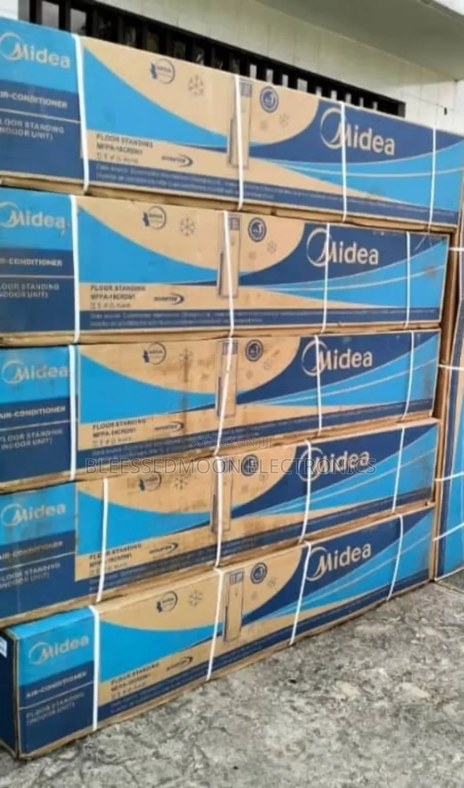 Midea Inverter Standing Unit Ac 2hp With Installation Kits and Wire