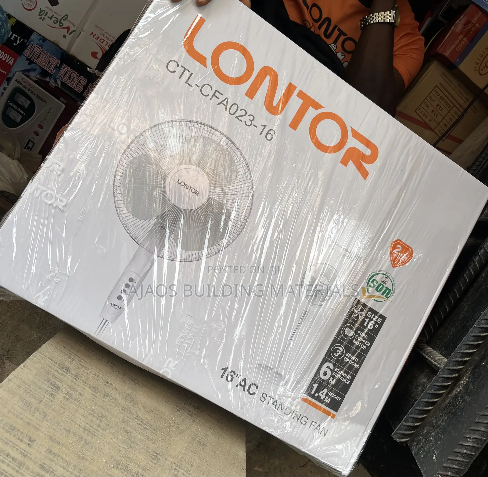 16” Ac Standing Fan