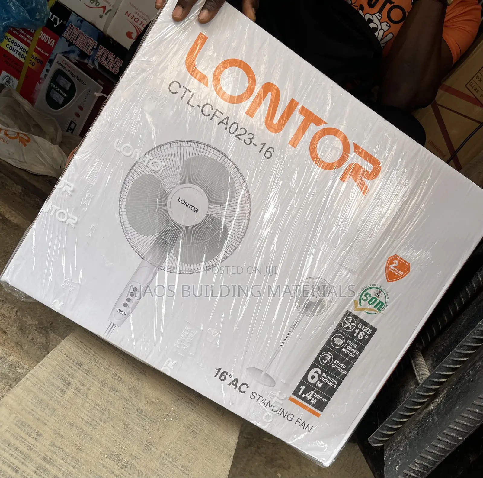 16” Ac Standing Fan