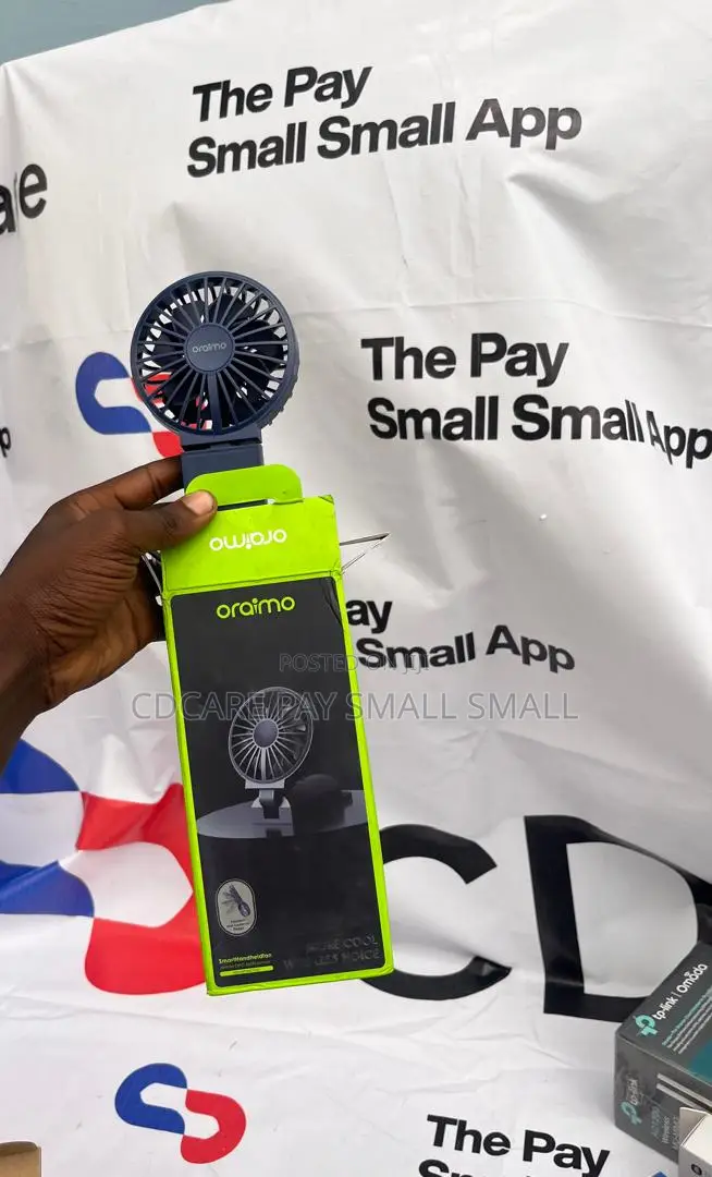 Pay Small Small Oraimo Smarthandheld Fan On Cdcare.App