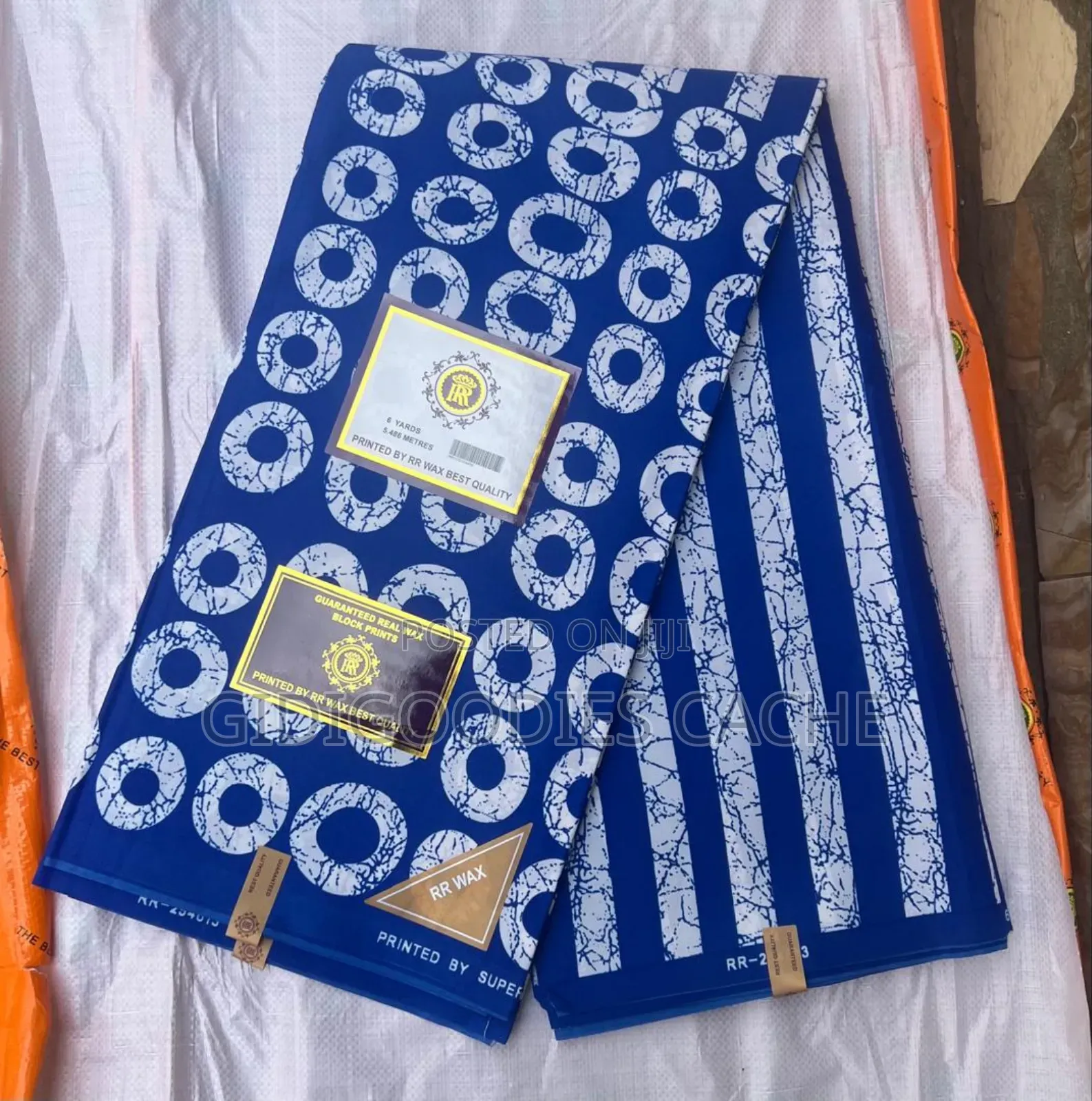 Adire Patterned Ankara Small Grade Fabrics/6yrds