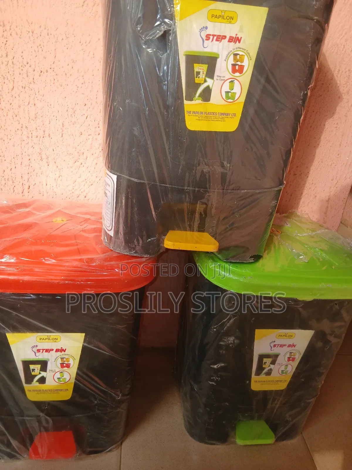 Pedal Plastic Dustbin Bin 25litres