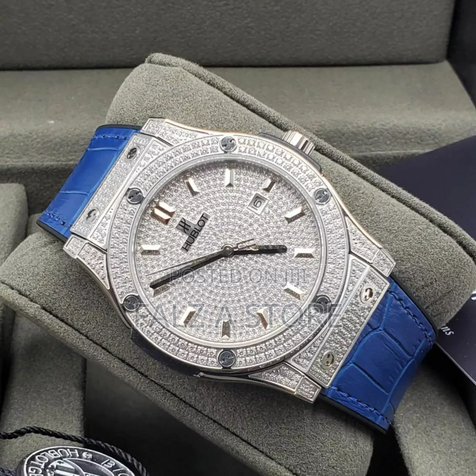 Hublot Automatic Leather Wristwatch