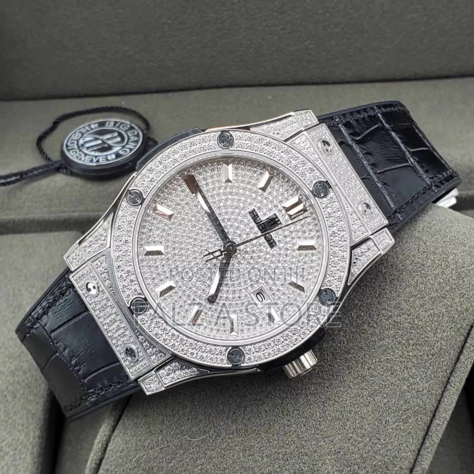 Hublot Automatic Leather Wristwatch