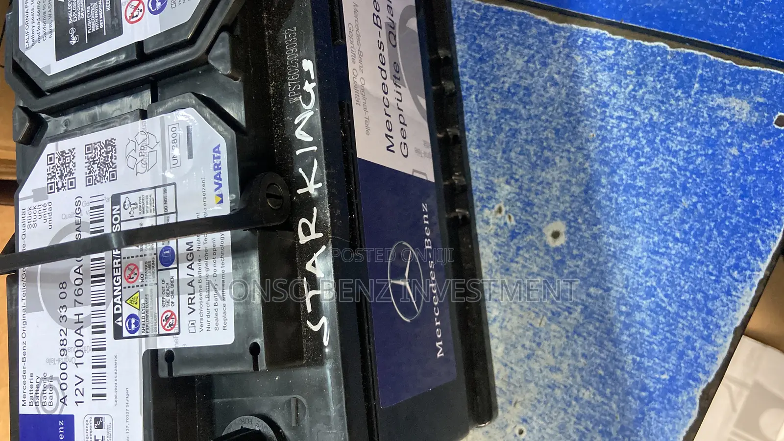 Original Mercedes Benz Star Battery 12v 100ah