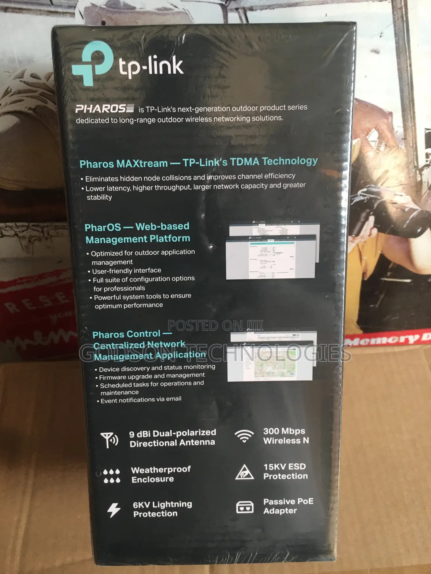 Tp-Link’S Cpe210 2.4ghz 300mbps 9dbi Outdoor Cpe