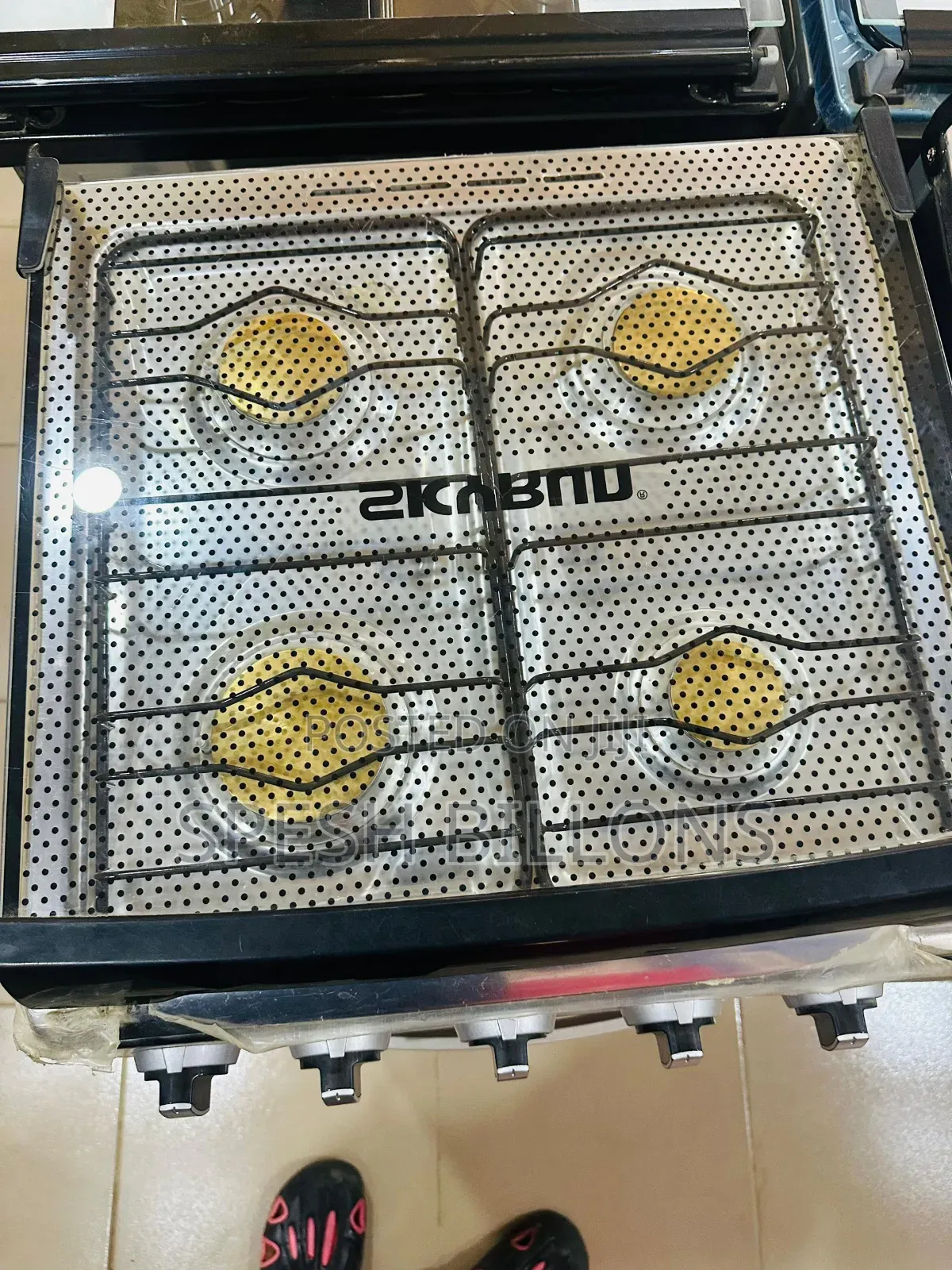 Skyrun Gas Cooker 4 Burner | Low Gas Consumption | Auto Ignition