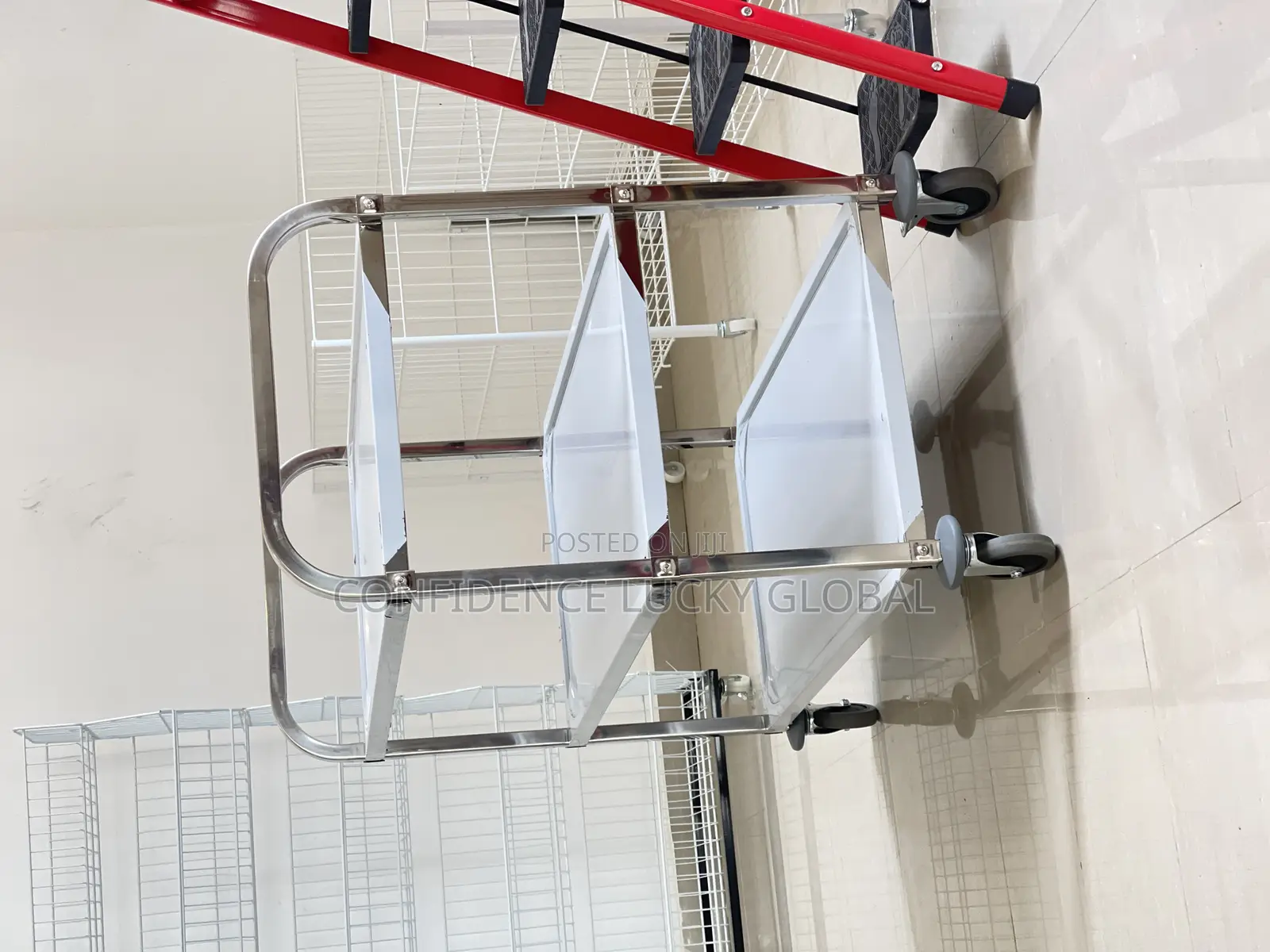 3 Tier Stainless Steel Serving Trolley