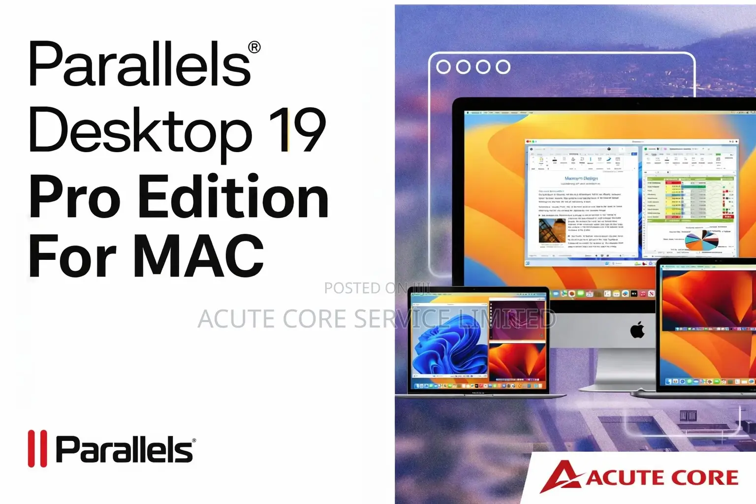 Parallel Desktop 19 for Mac Pro Edition | Genuine License 1 Year