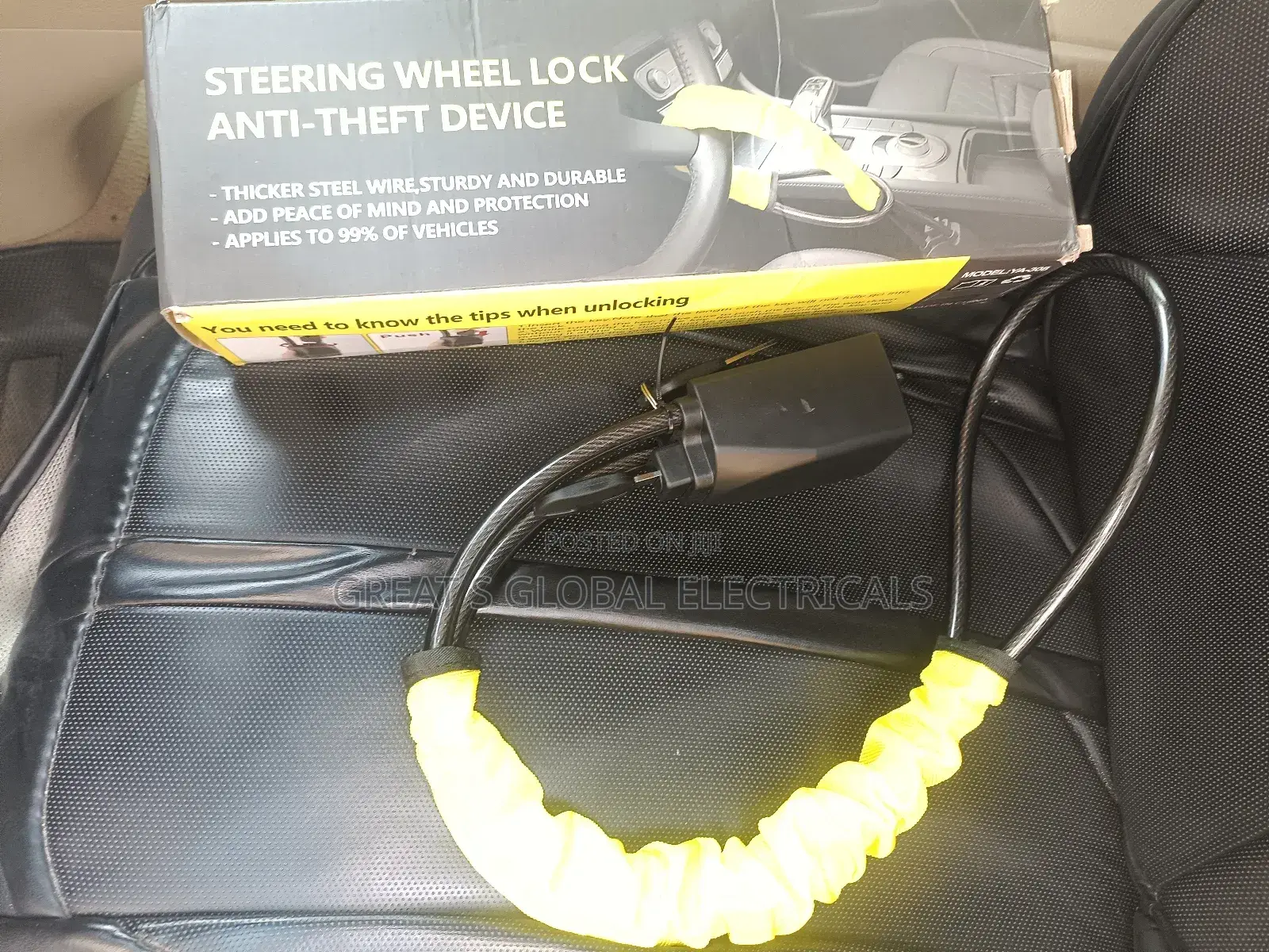 Car Steering Wheel Lock