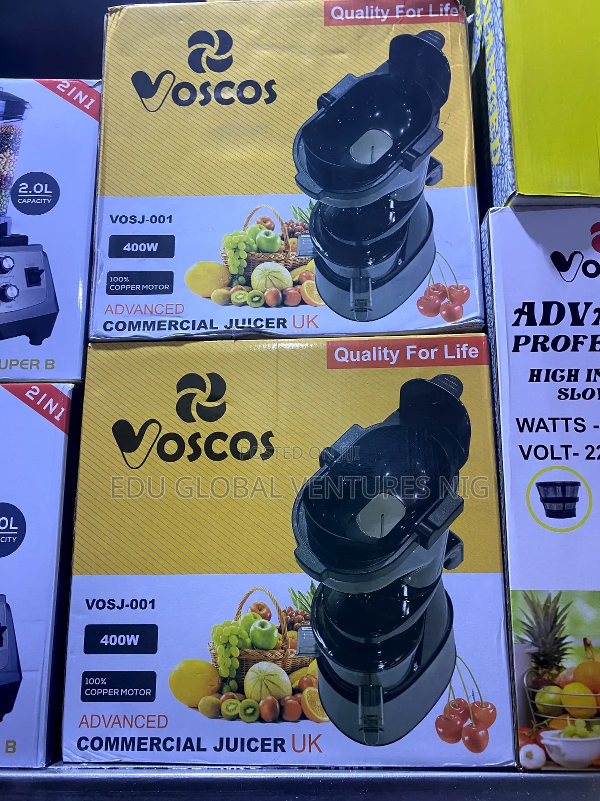 Vosco Vosj-001 Advanced Commercial Slow Juicer. 400watts.