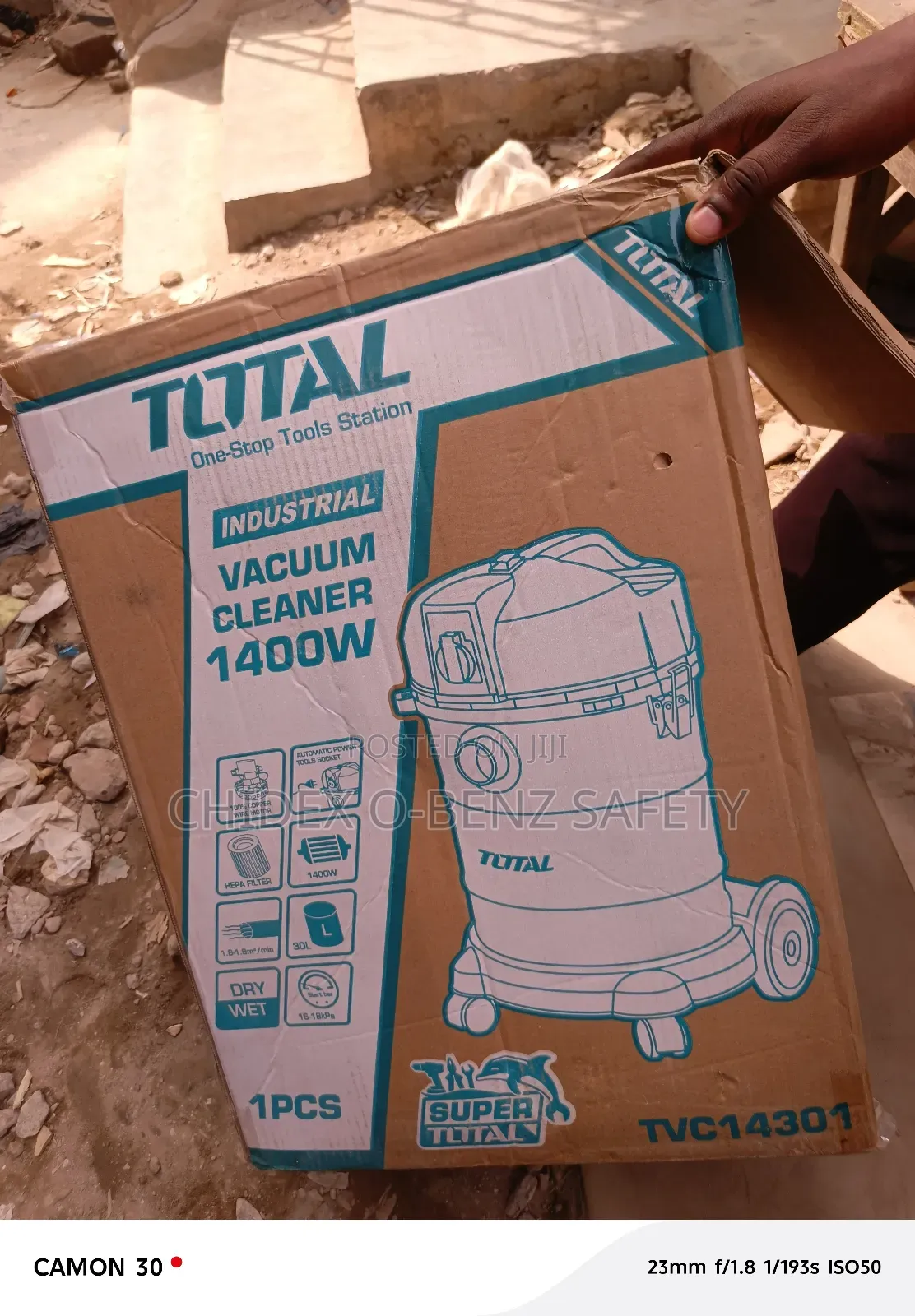 Total Vacuum Cleaner Wet And Dry 1400w