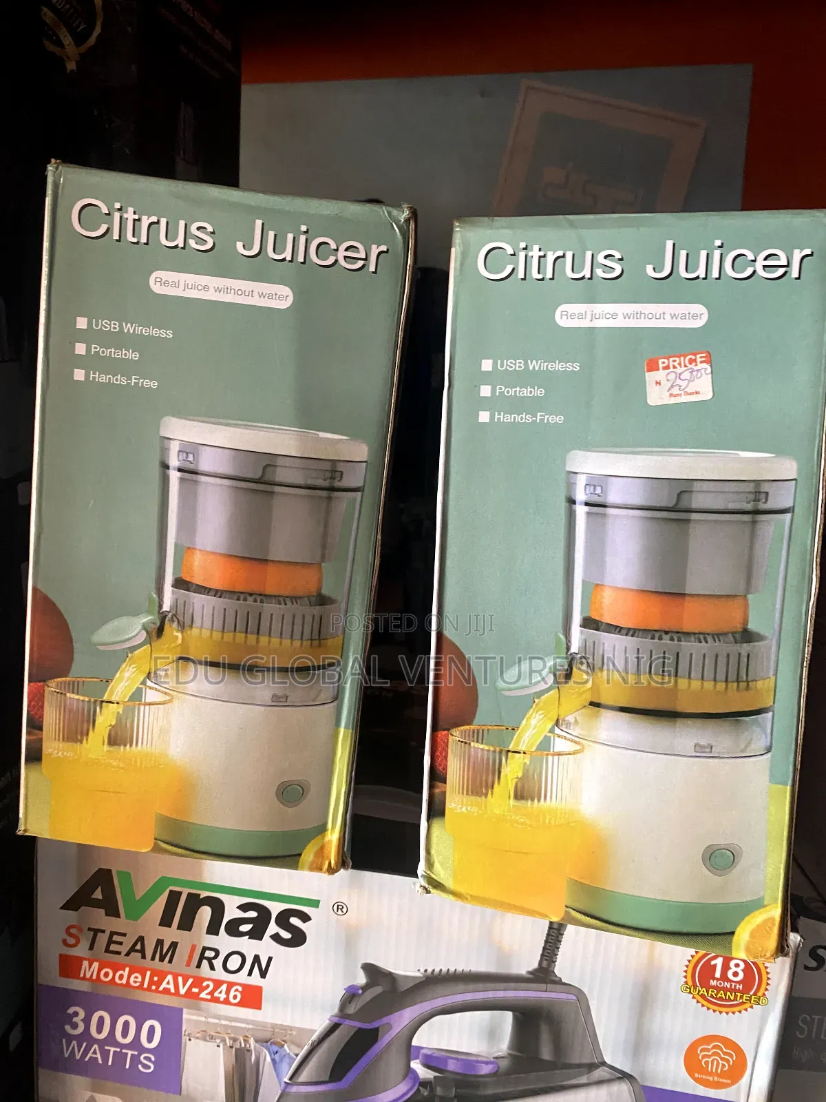 Portable Rechargeable Citrus Juicer