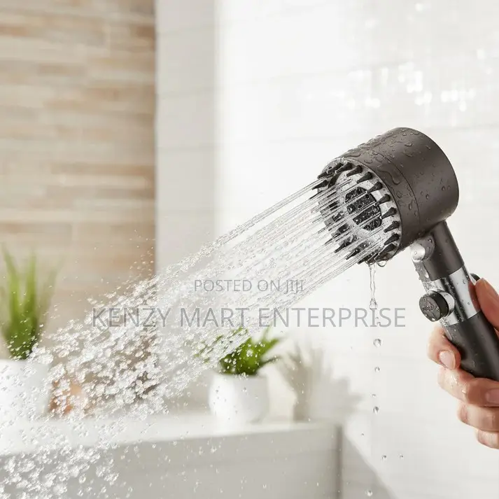 Showerhead Filter Set (Hose And Holder) Easy Install No Plumber Needed