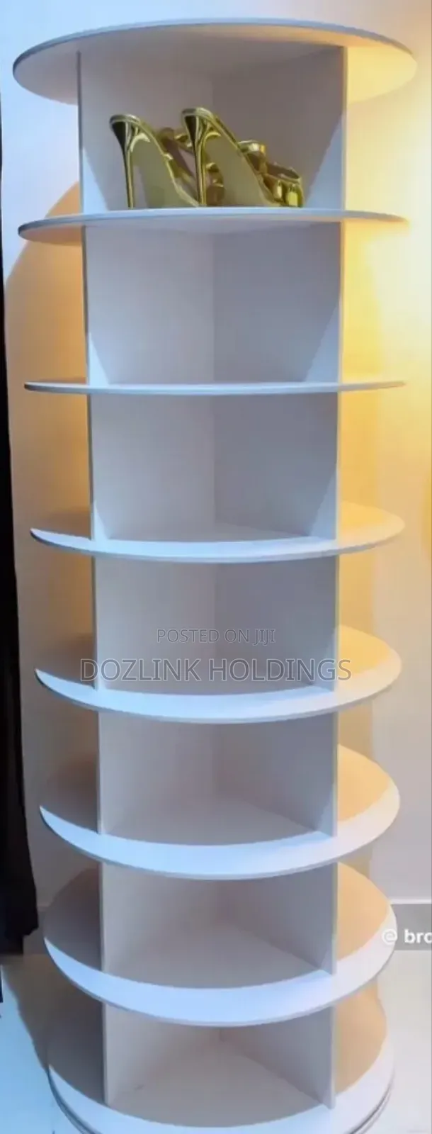 6 Layers Rotating Shoes Rack