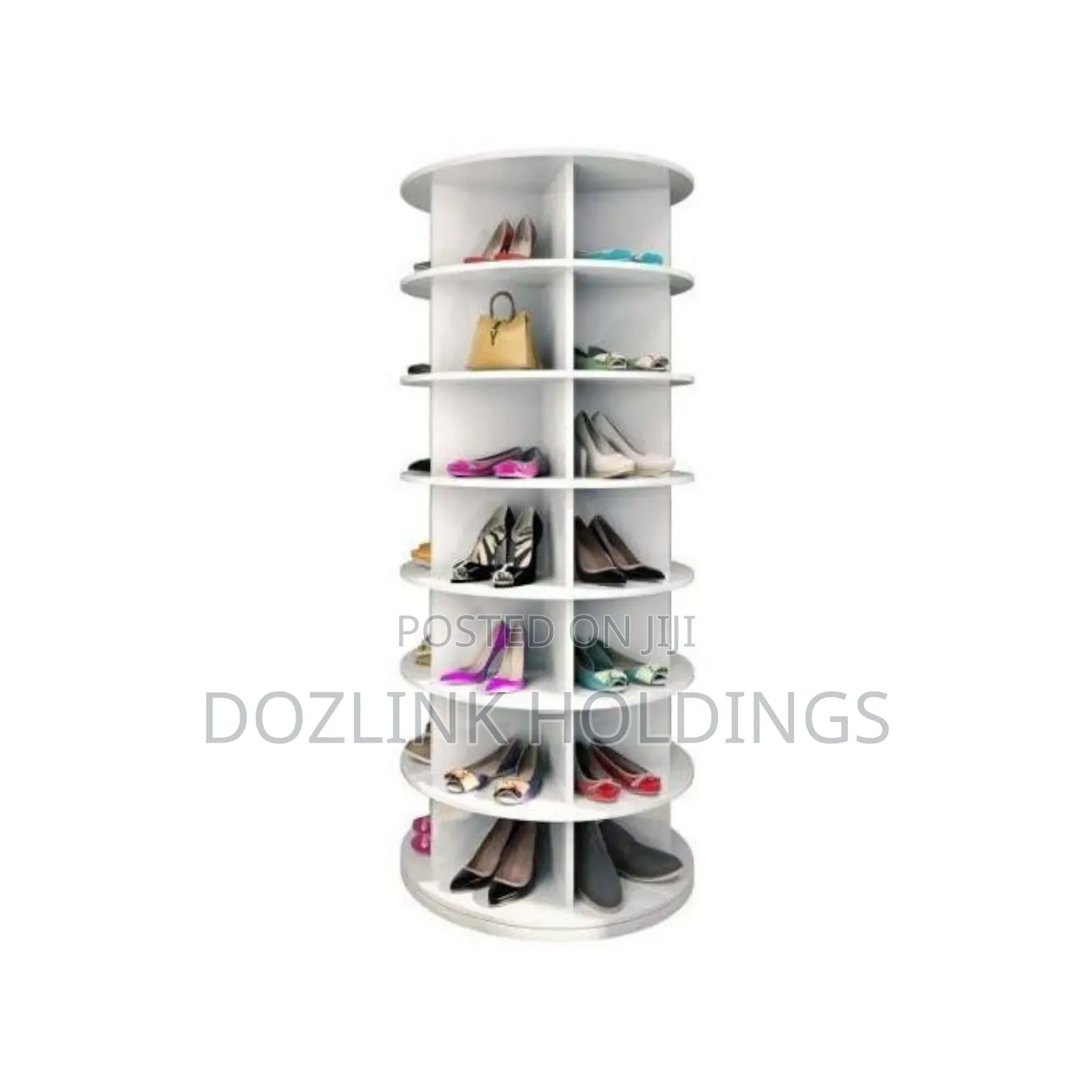 6 Layers Rotating Shoes Rack