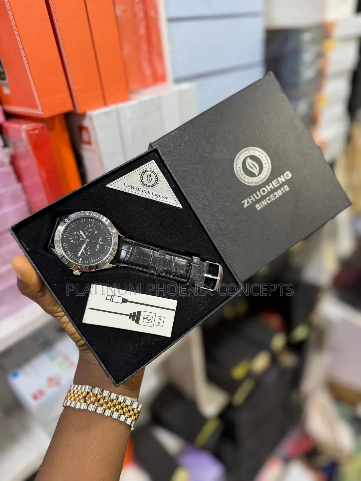 Zhuoheng Wristwatch With Lighter(Smokers Watch )