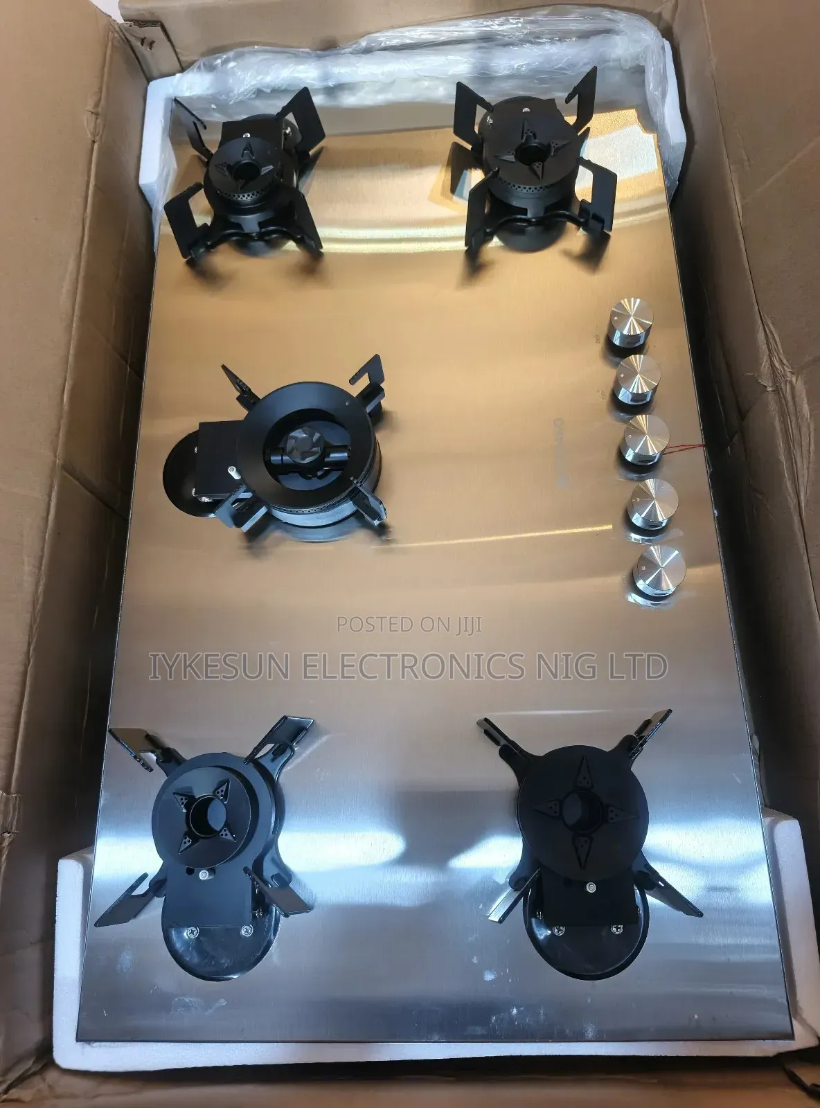 Original Yohako Built-in Luxury Flips Up 5 Burners Gas Cooker Hob 90cm
