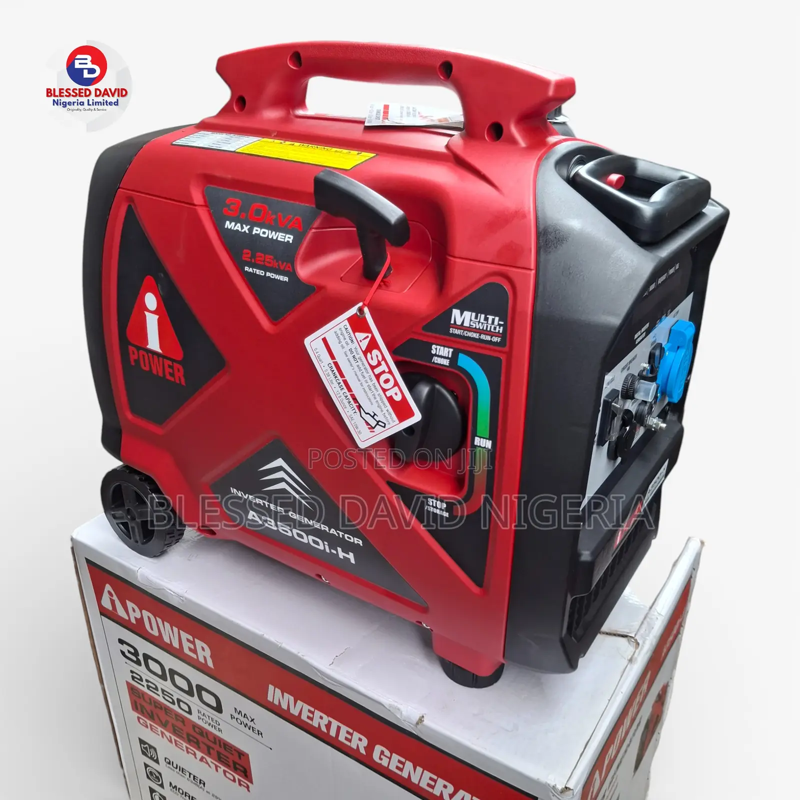 Ipower A3500i-h 2.25kva / 3.0kva Petrol Inverter Generator